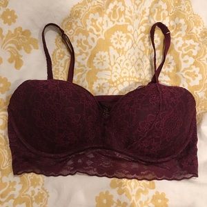 Victoria Secret Maroon Bra